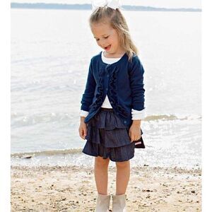 Ruffle Butts Girls Long Sleeve Layering Tee